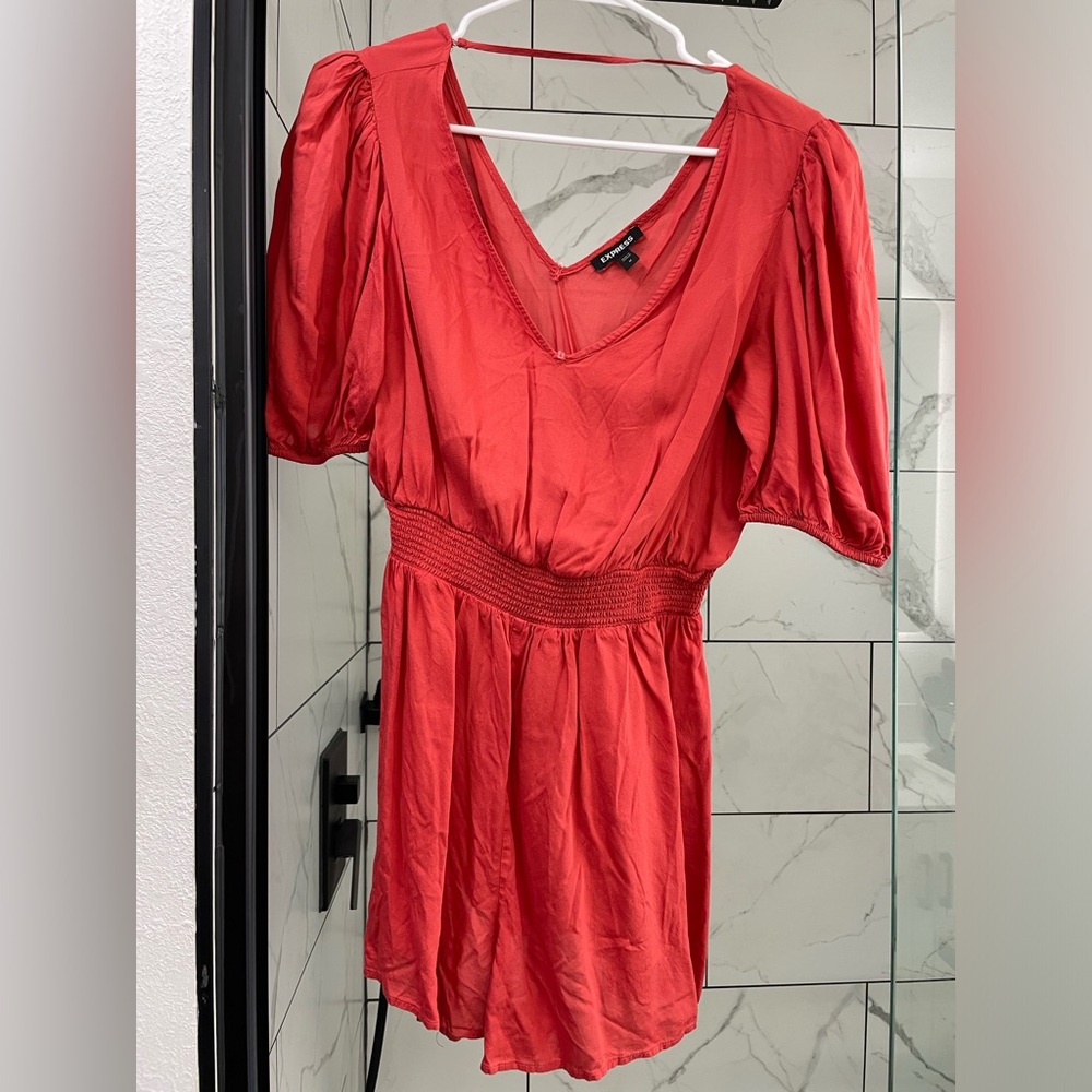 EXPRESS burnt orange romper M